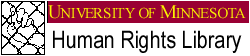 University of Minnesota Human Rights Library